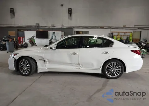 2018 Infiniti Q50 3.0T Luxe from USA, damaged, VIN JN1EV7AR8JM438405
